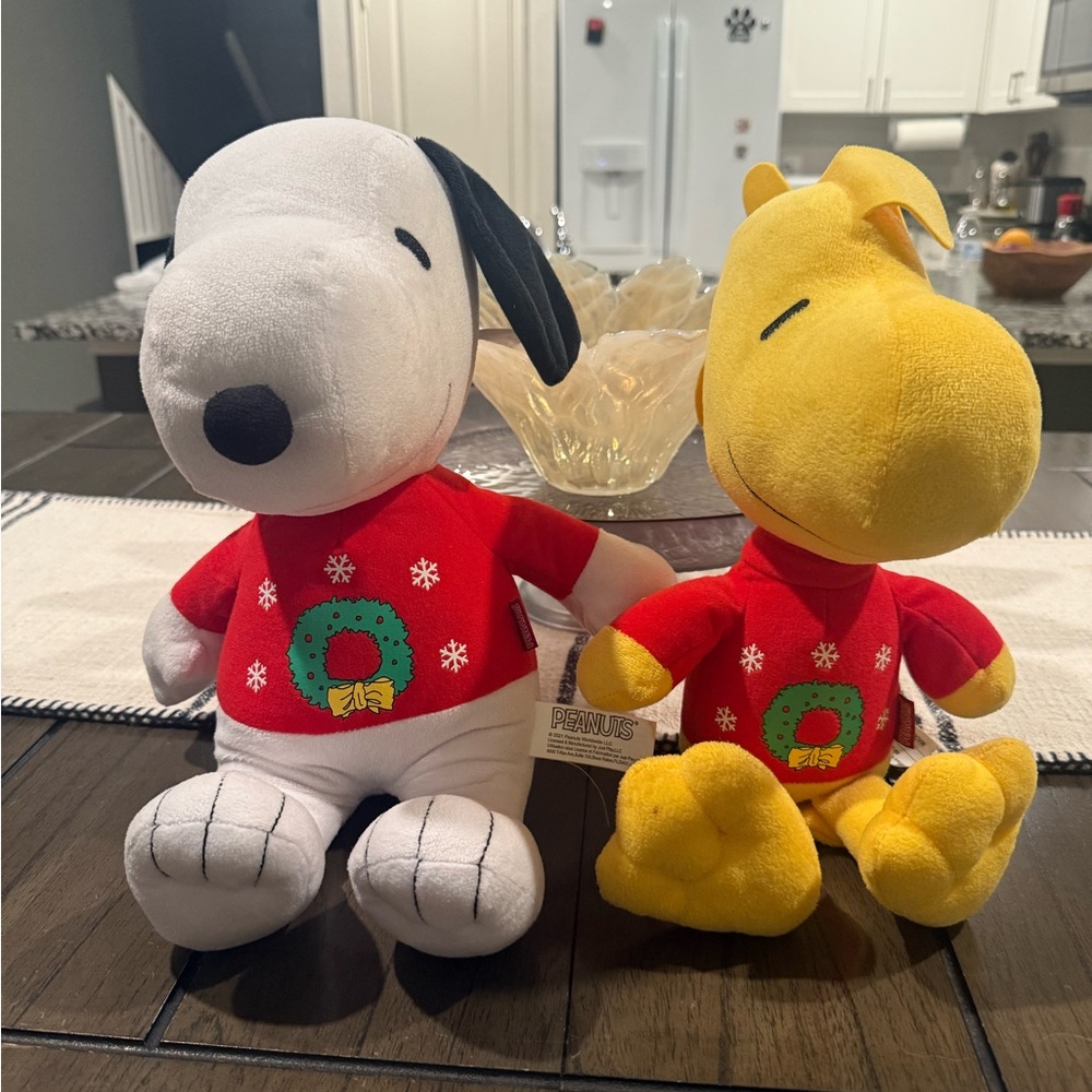 Peanuts Snoopy & Woodstock Christmas Plush